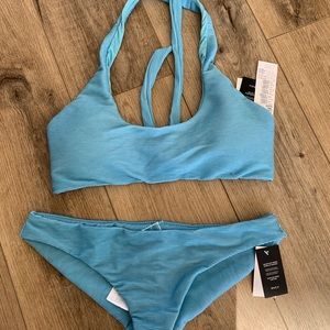 Rvca ribbed bikini brand new